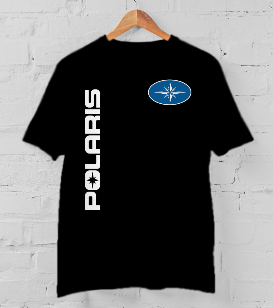 Polaris Star Logo Blue Oval T-Shirt