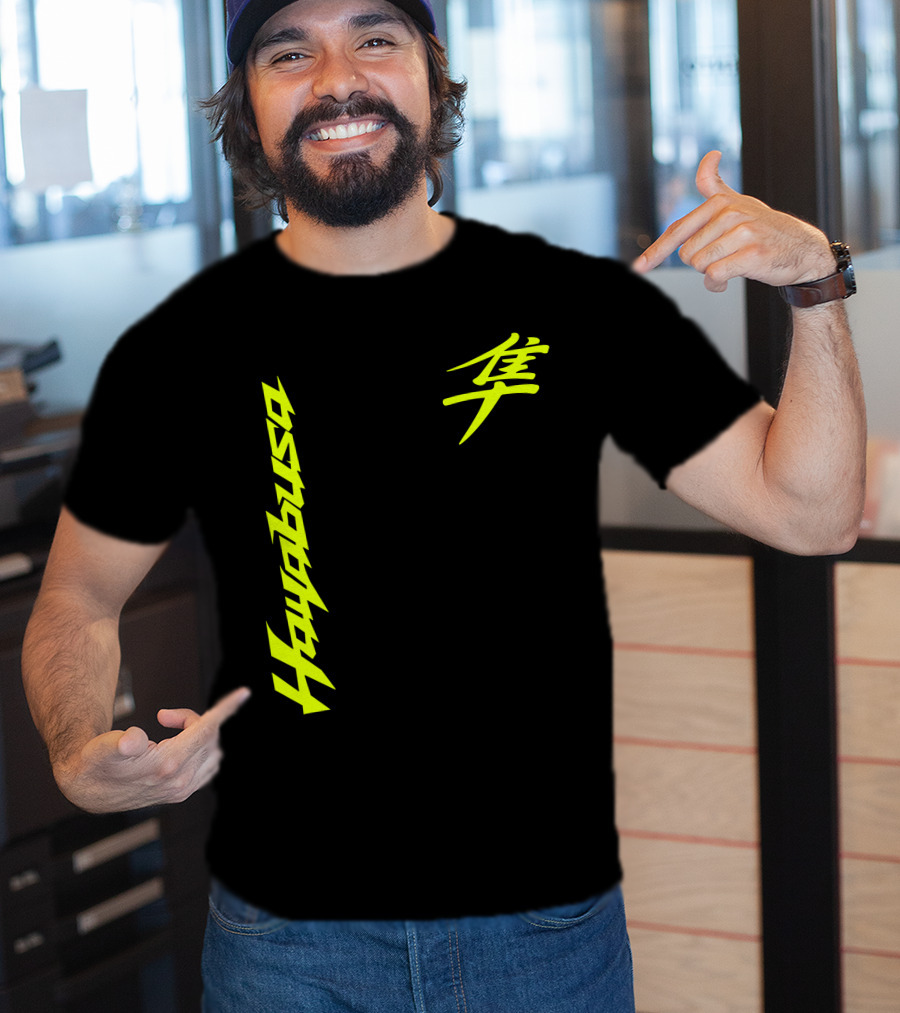 Hayabusa Kanji Vertical Style T-Shirt