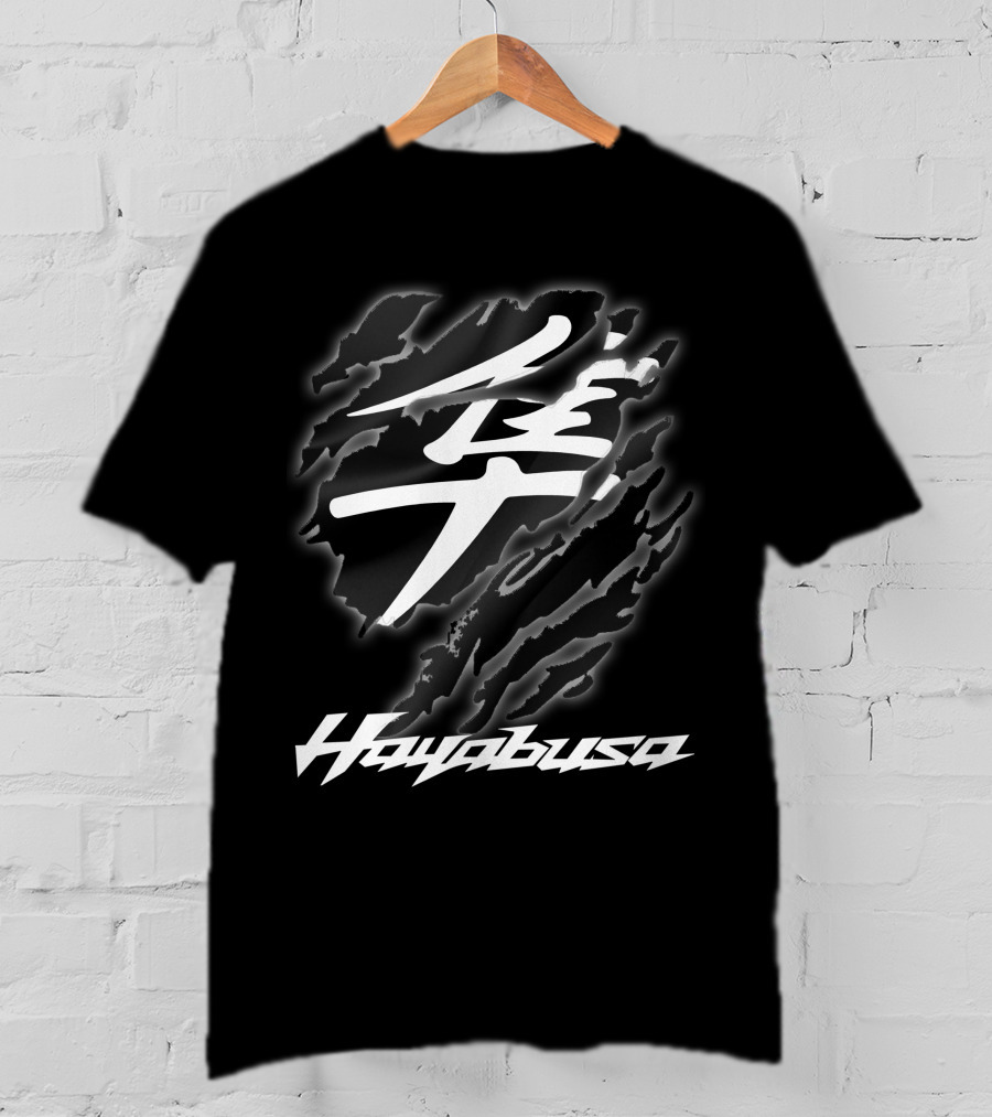 Hayabusa Japanese Kanji Claw Marks T-Shirt