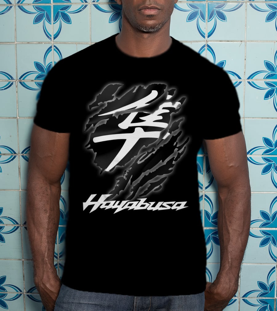 Hayabusa Japanese Kanji Claw Marks T-Shirt