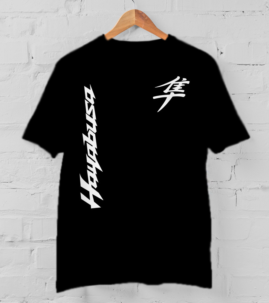 Hayabusa 01 Japanese Kanji Moto Racing T-Shirt