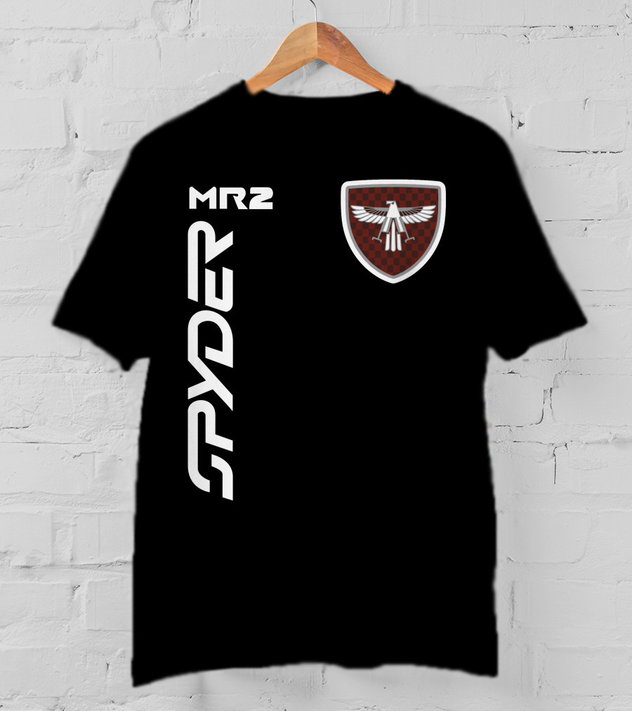 Spyder Mr2 Falcon Emblem Vertical Layout T-Shirt