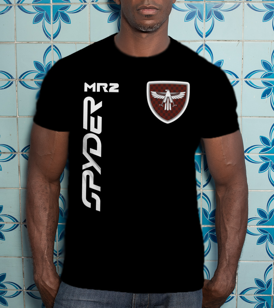 Spyder Mr2 Falcon Emblem Vertical Layout T-Shirt
