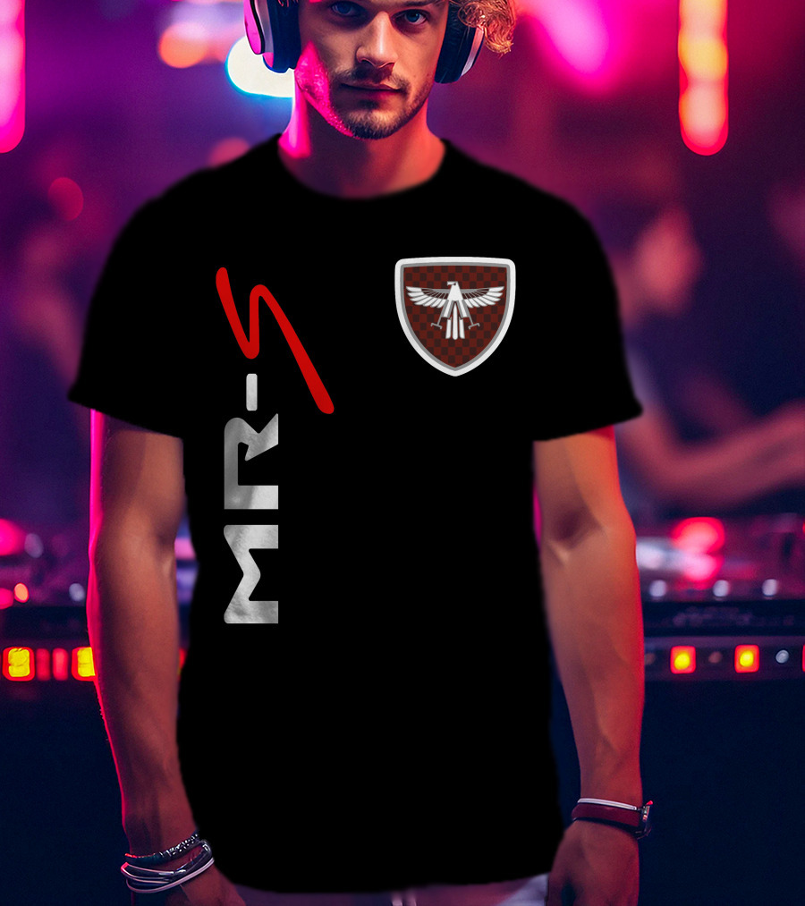 Mr-S Toyota Racing Logo With Red Stylized Text And Eagle Badge T-Shirt