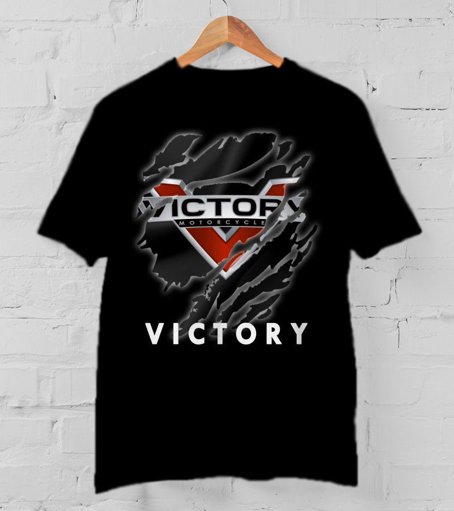 Victory Motorcycles Logo Claw Marks T-Shirt
