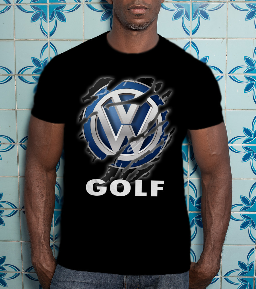 Volkswagen Golf Logo With Claw Marks T-Shirt