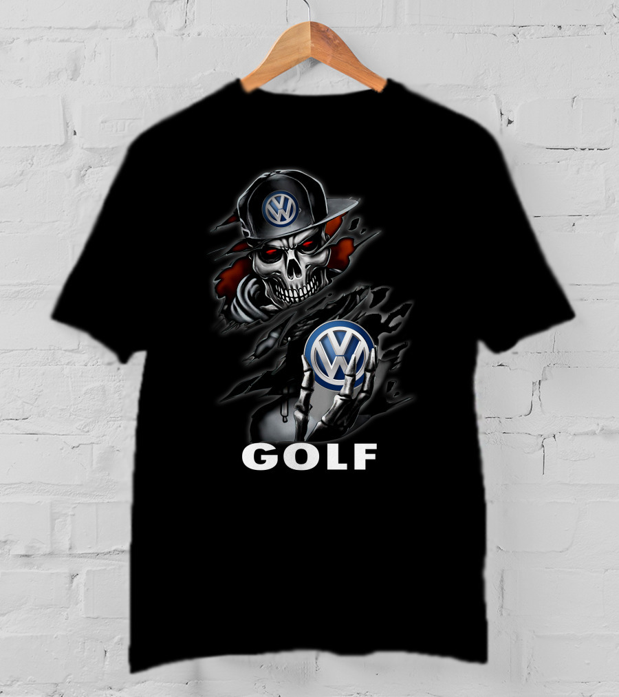 Volkswagen Golf Skull Cap T-Shirt
