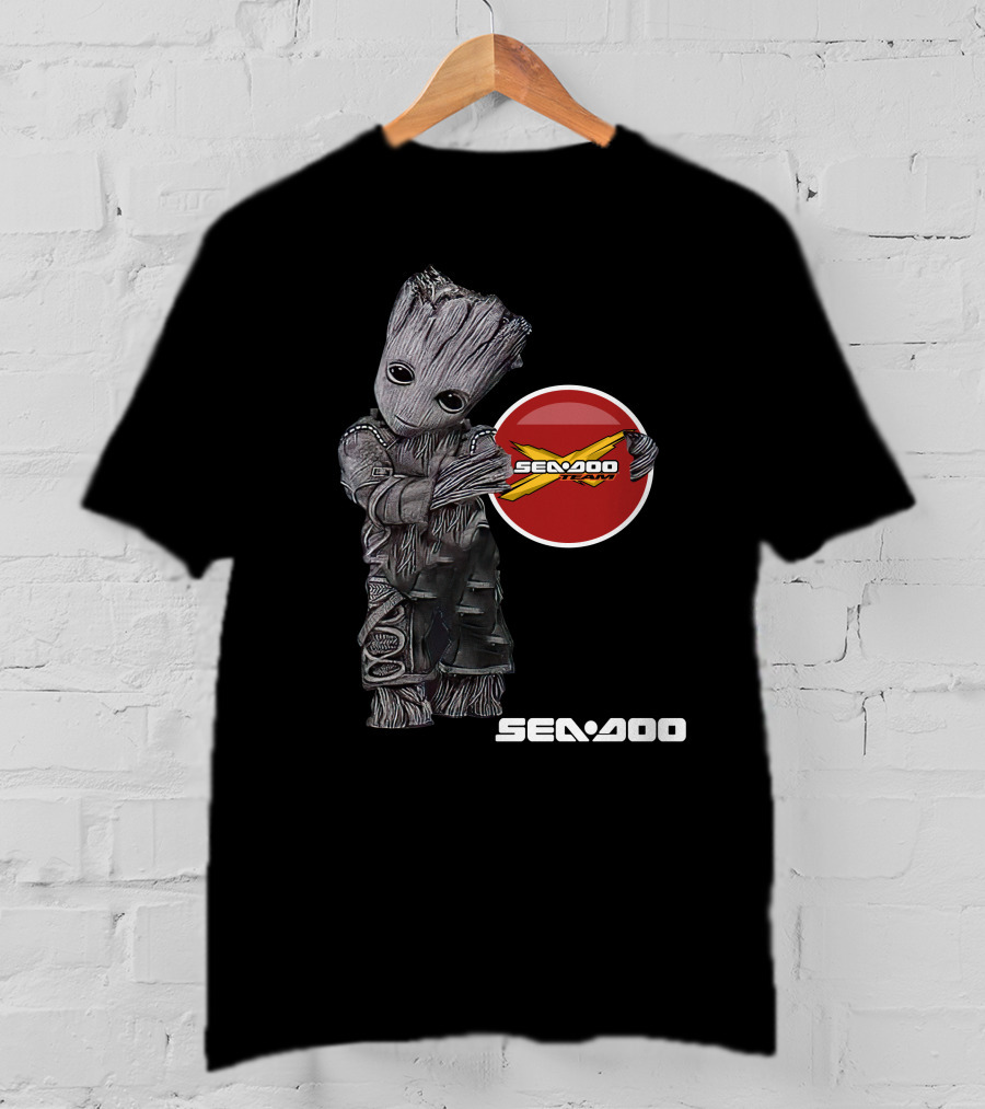 Seadoo 07 Guardians Of The Galaxy Character Holding Red X Symbol T-Shirt