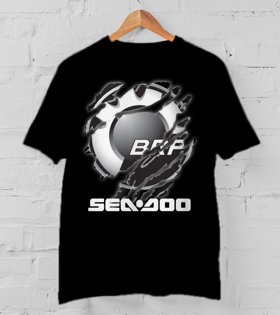 Brp Sea-Doo Logo Ripped Claw Marks T-Shirt