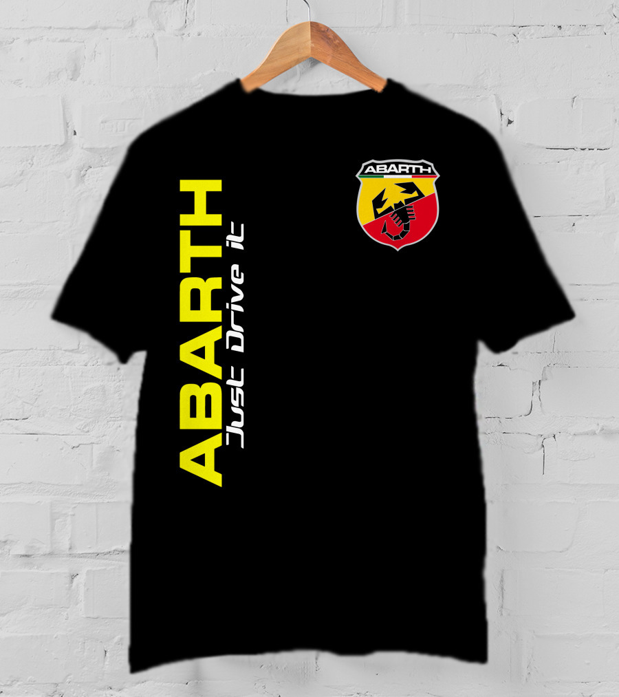 Abarth Just Drive It Scorpion Shield T-Shirt