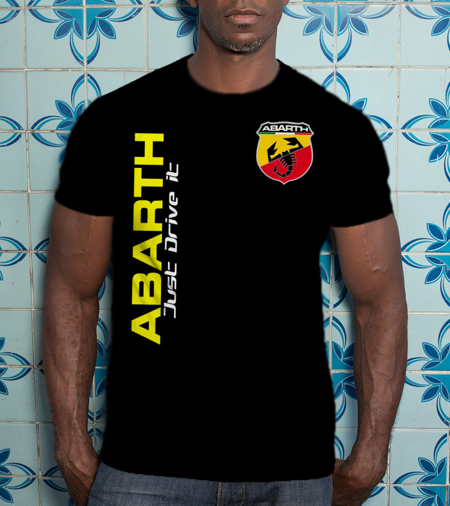 Abarth Just Drive It Scorpion Shield T-Shirt
