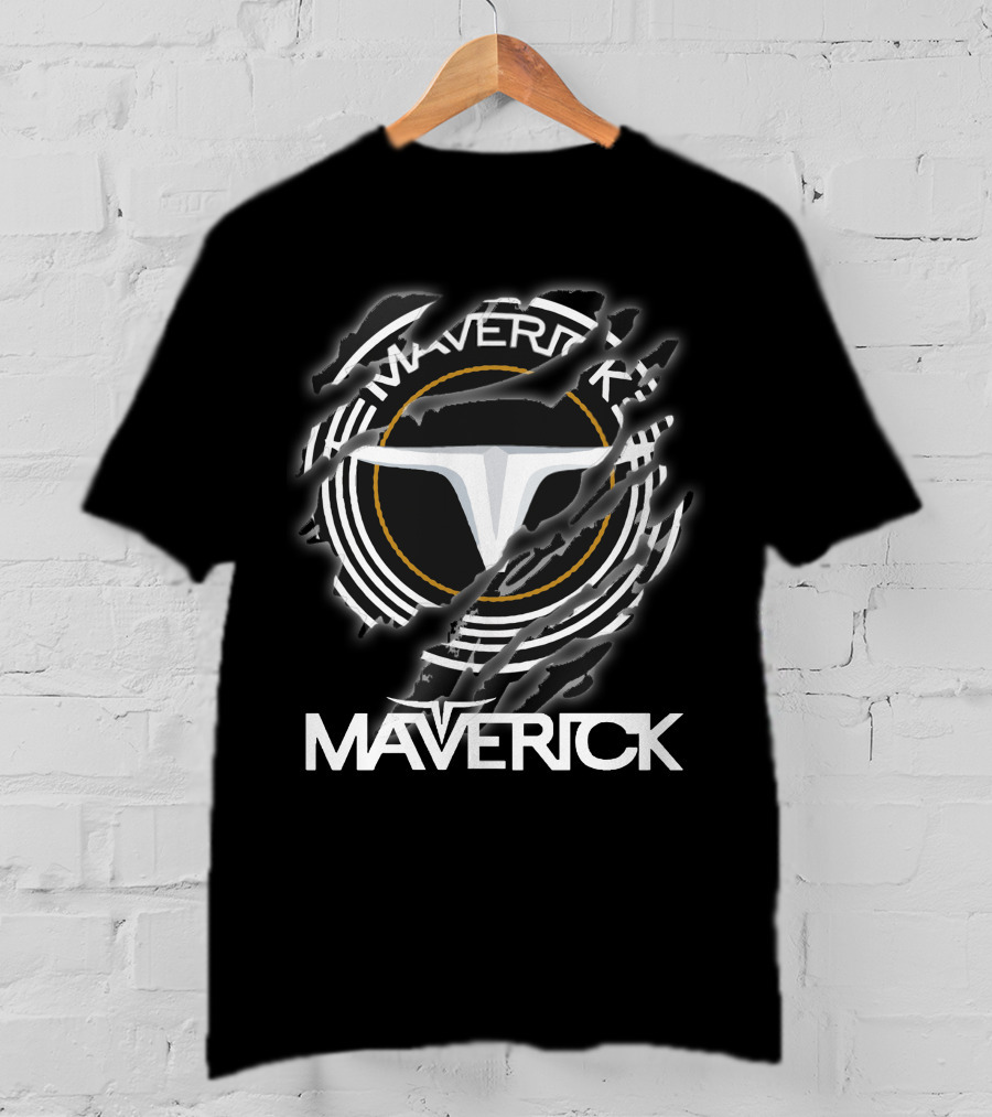 Maverick 07 Electric Logo Claw Marks T-Shirt