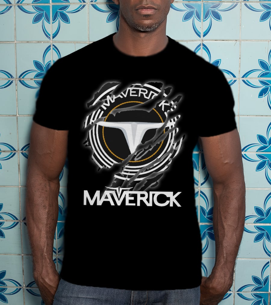Maverick 07 Electric Logo Claw Marks T-Shirt