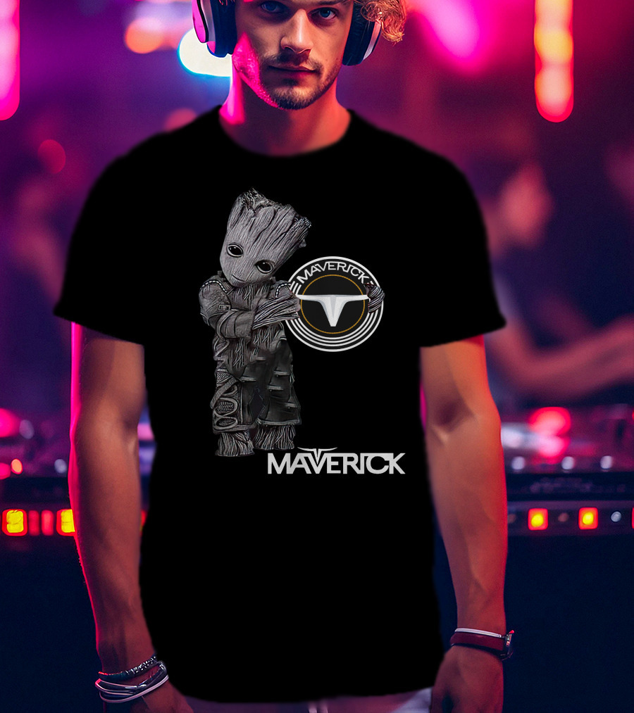 Maverick 06 Groot Character With Tesla-Inspired T-Shirt