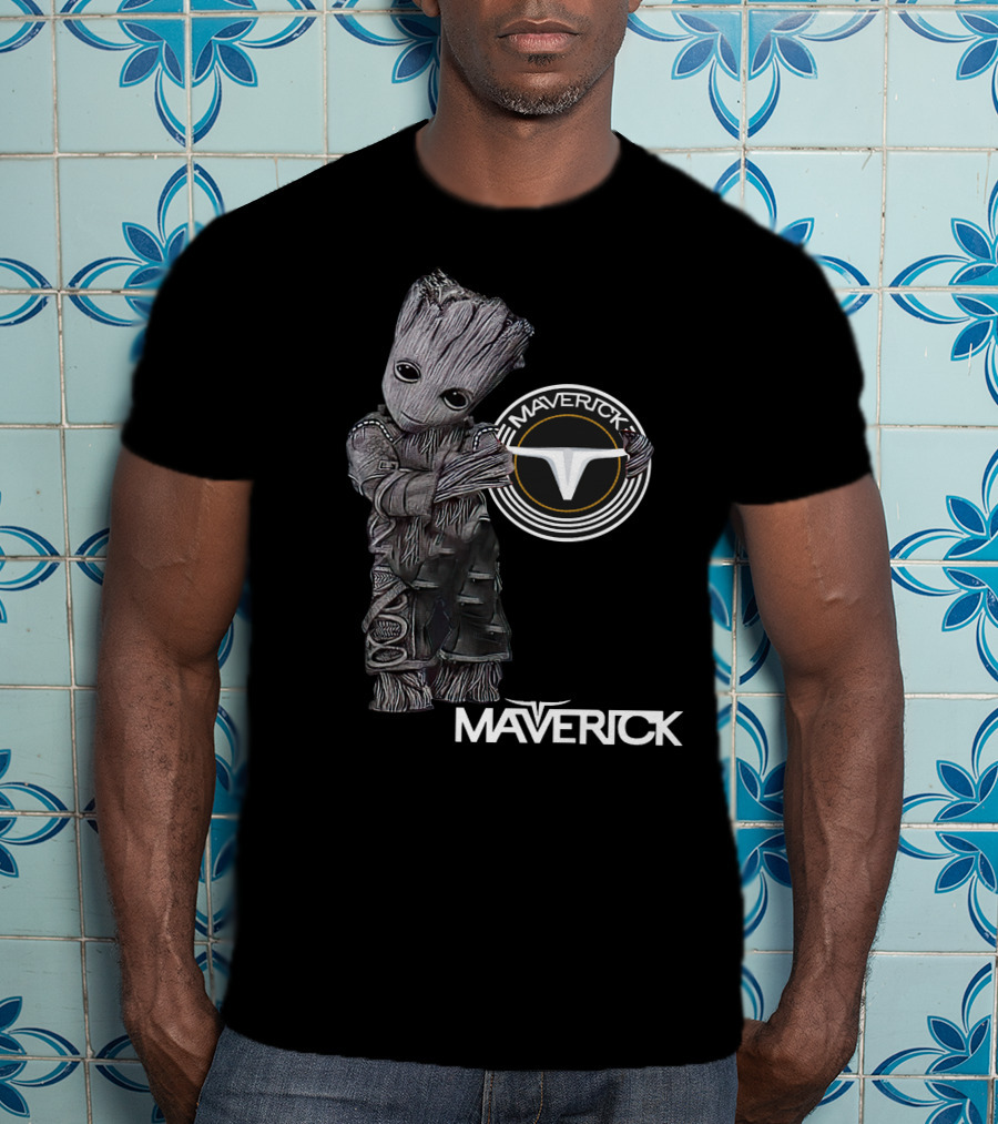 Maverick 06 Groot Character With Tesla-Inspired T-Shirt