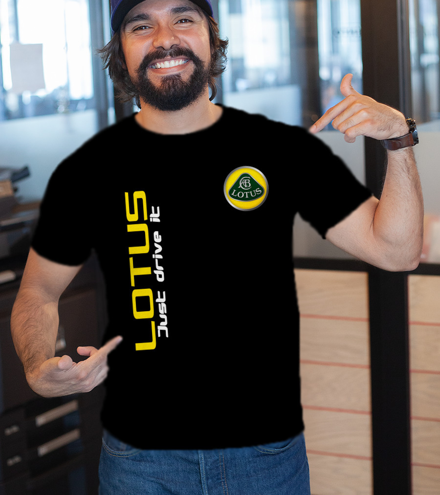 Lotus Just Drive It Logo Badge T-Shirt
