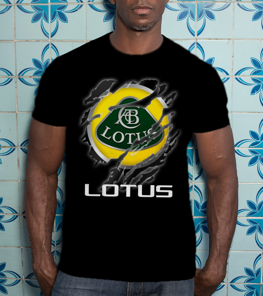 Lotus Abc Emblem Ripped Claw T-Shirt