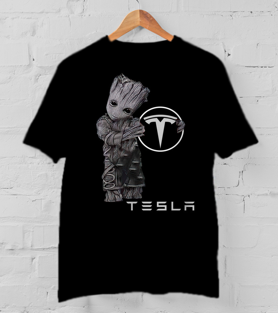 Groot Holding Tesla T-Shirt