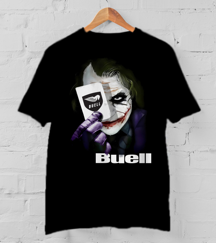 Buell Joker Card With Iconic Character T-Shirt