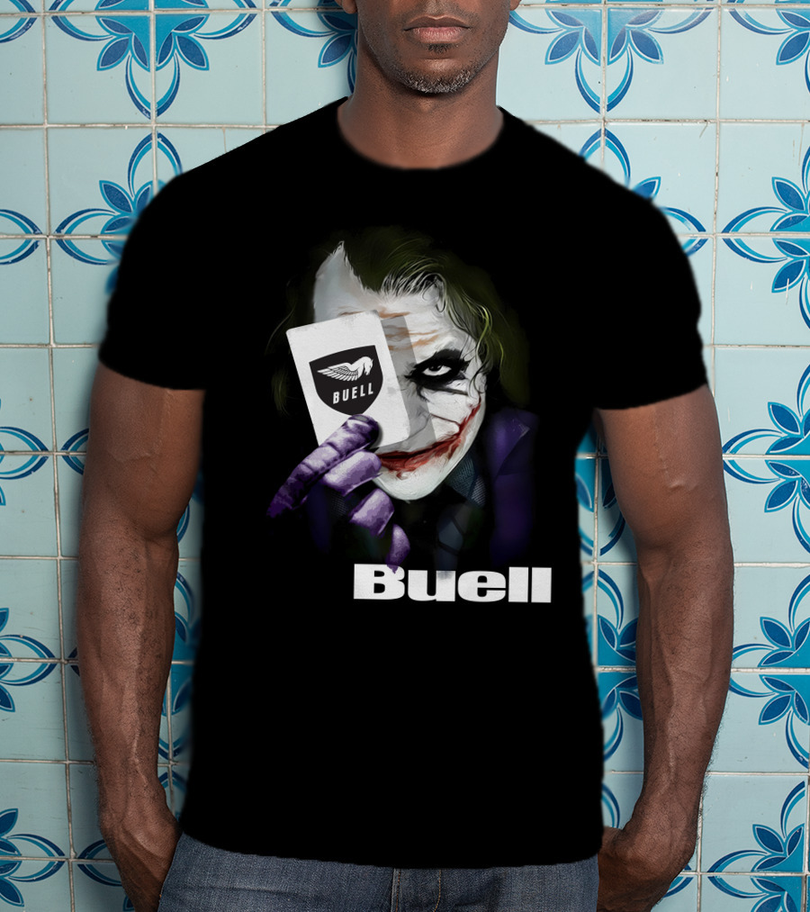 Buell Joker Card With Iconic Character T-Shirt