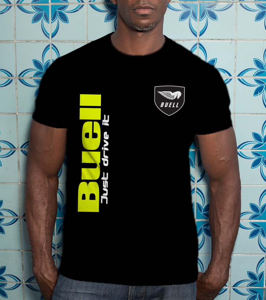 Buell Just Drive It Wing T-Shirt