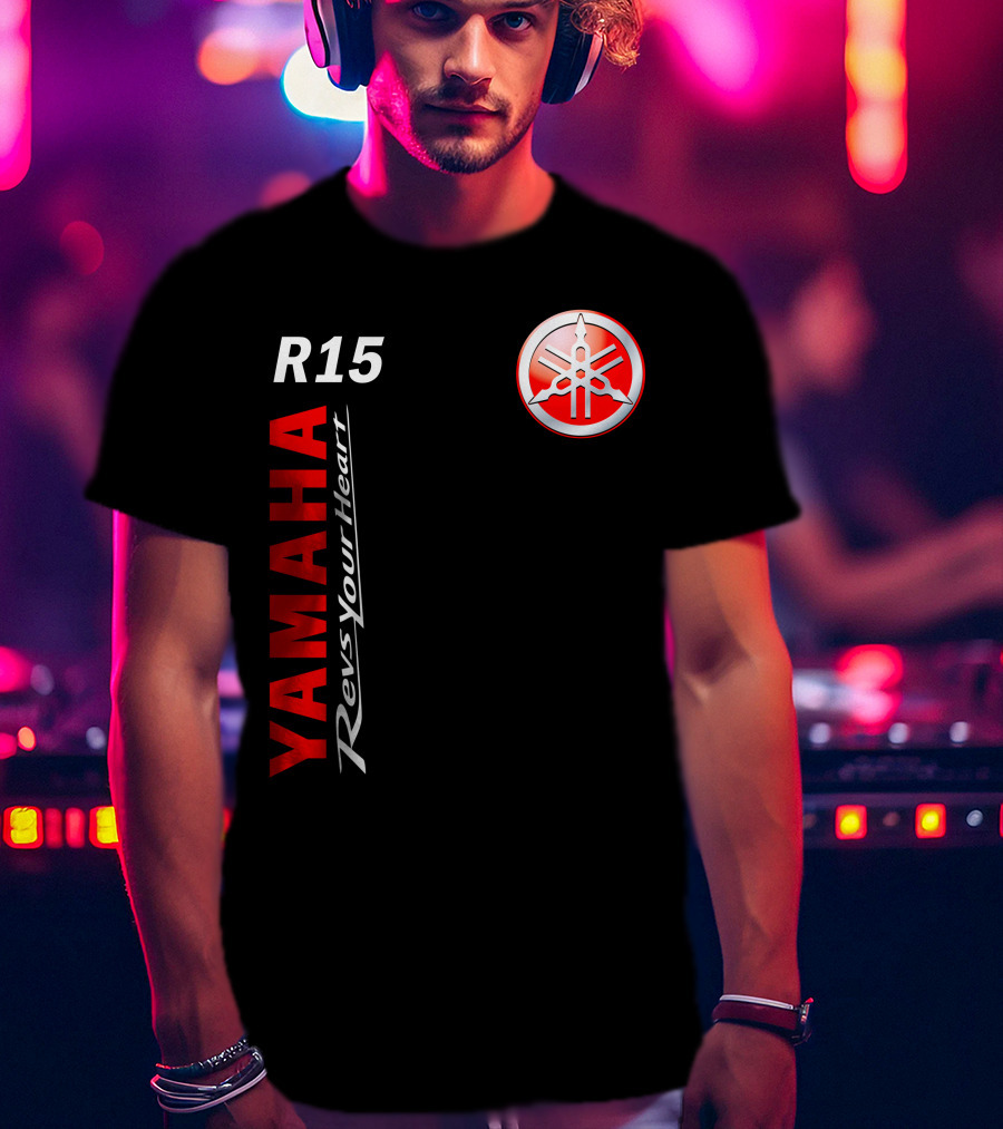 Yamaha R15 Revs Your Heart T-Shirt