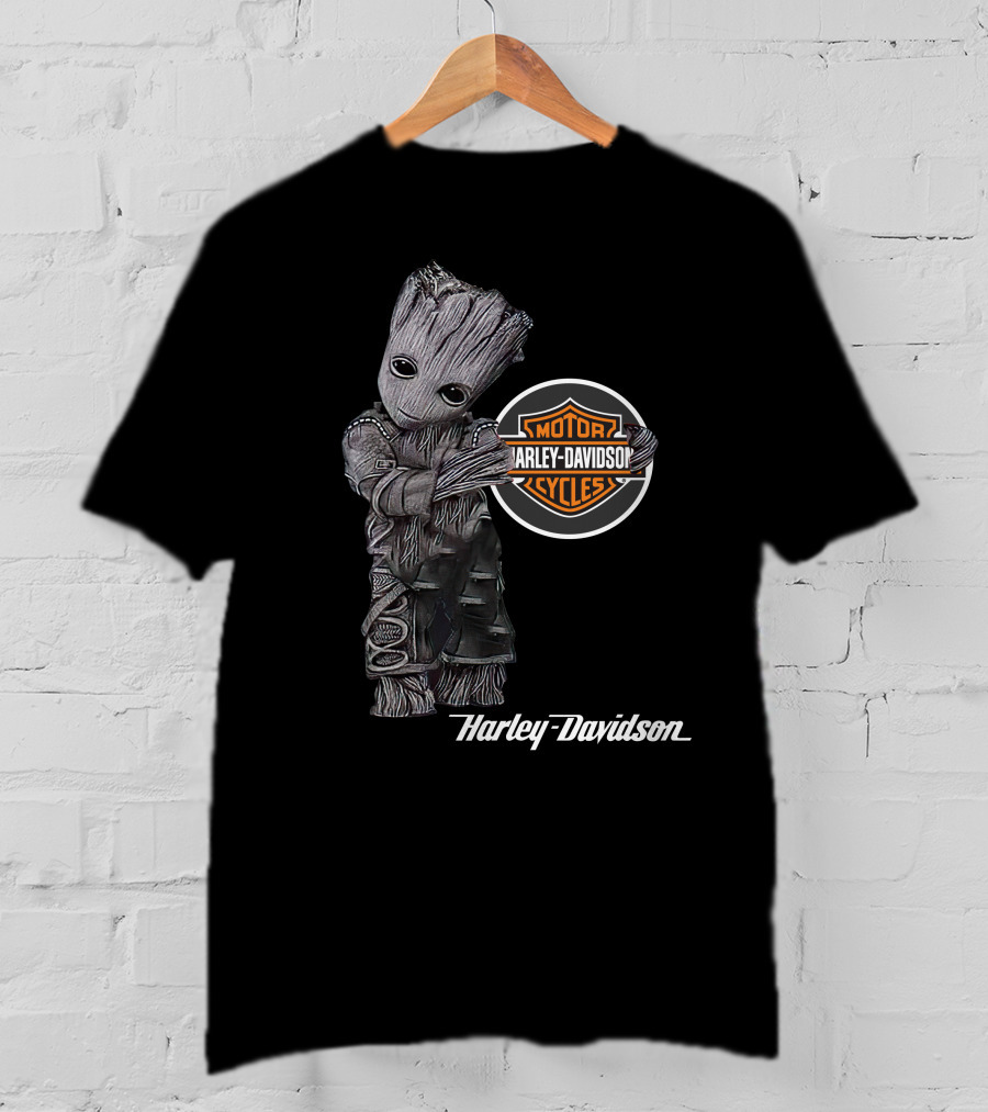 Harley Groot Motorcycles Harley Davidson Cycles T-Shirt