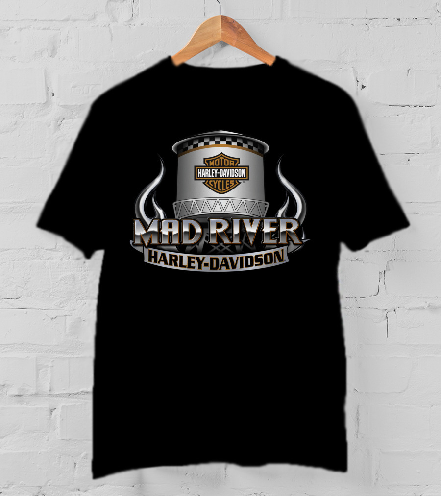 Mad River Harley Davidson Motor Cycles T-Shirt