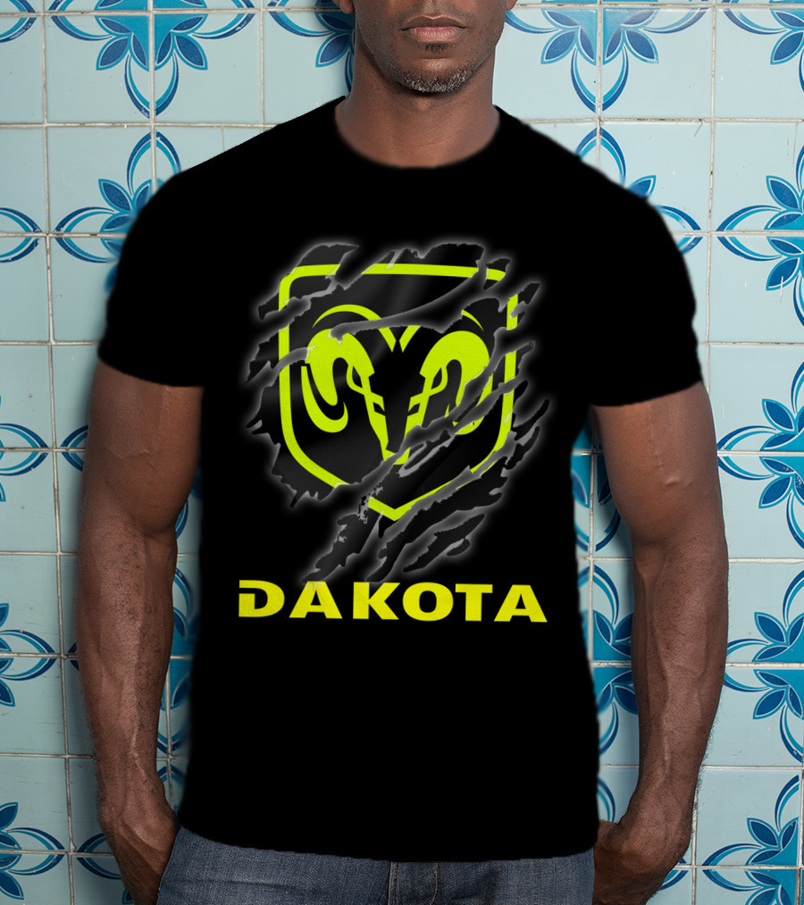 Dakota Ram Logo Claw Marks T-Shirt