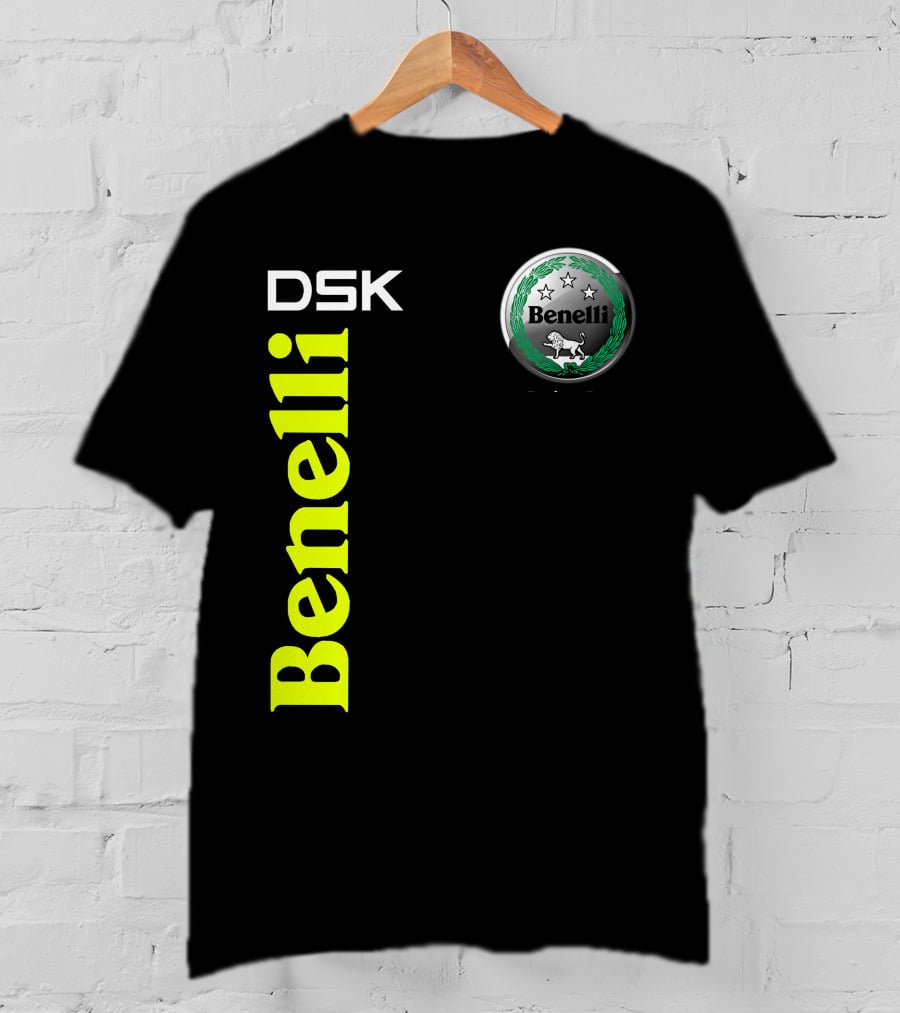 Benelli Dsk Logo With Emblem And Stars T-Shirt