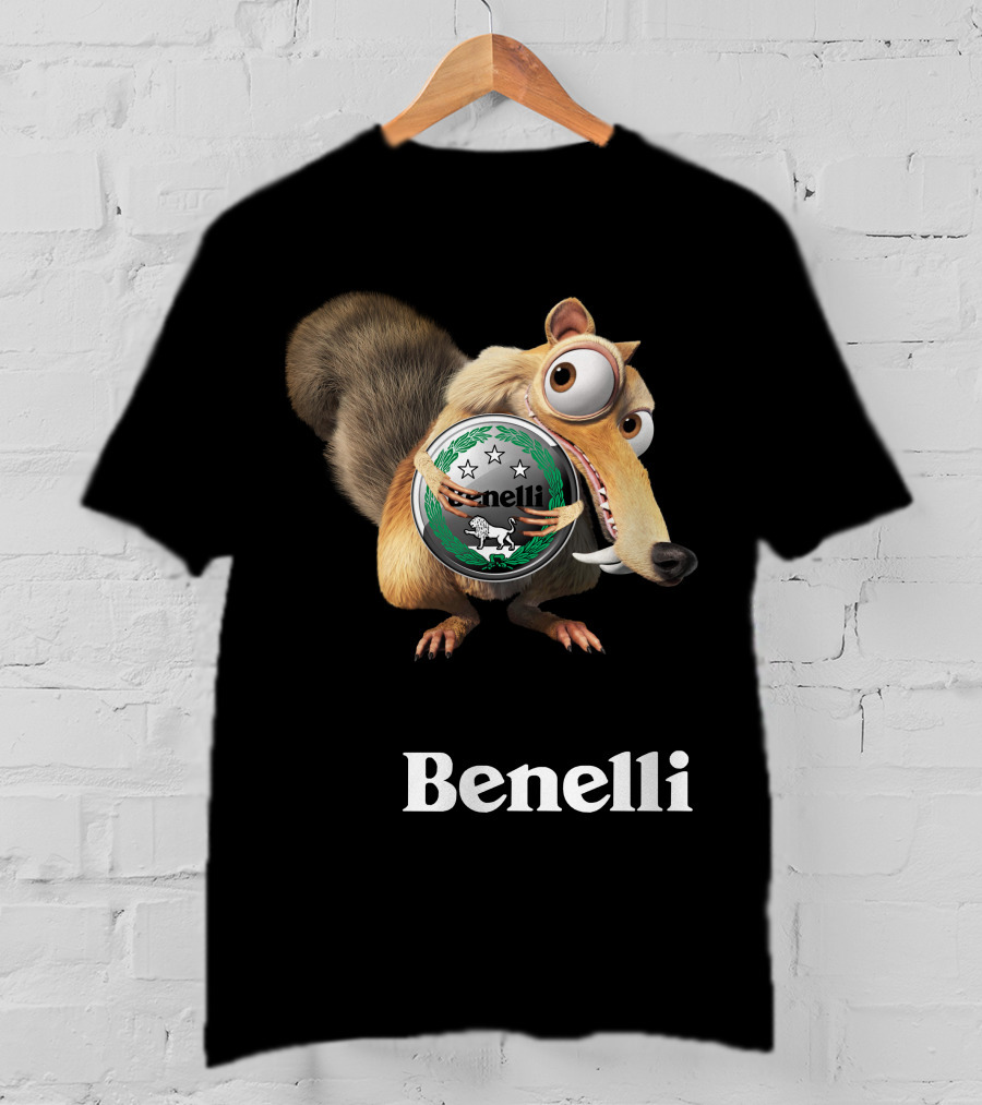 Benelli Ice Age Squirrel Hugging T-Shirt