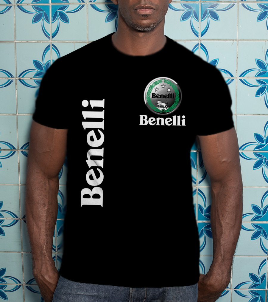 Benelli Logo With Stars Lion T-Shirt