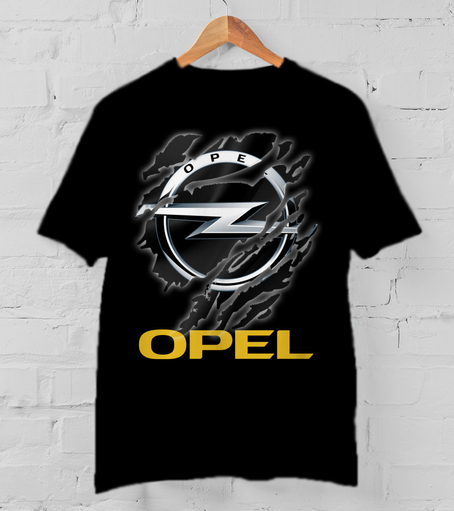 Opel 04 Logo With Claw Marks And Silver Z Symbol T-Shirt