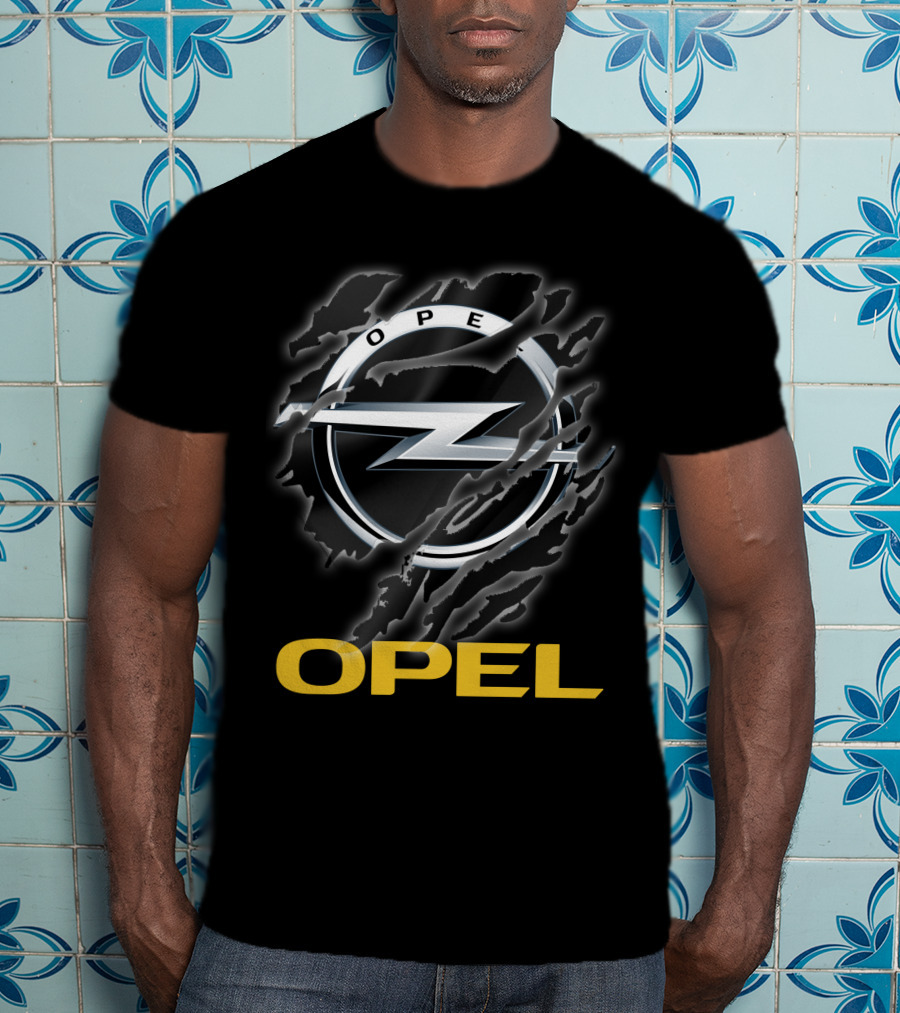 Opel 04 Logo With Claw Marks And Silver Z Symbol T-Shirt