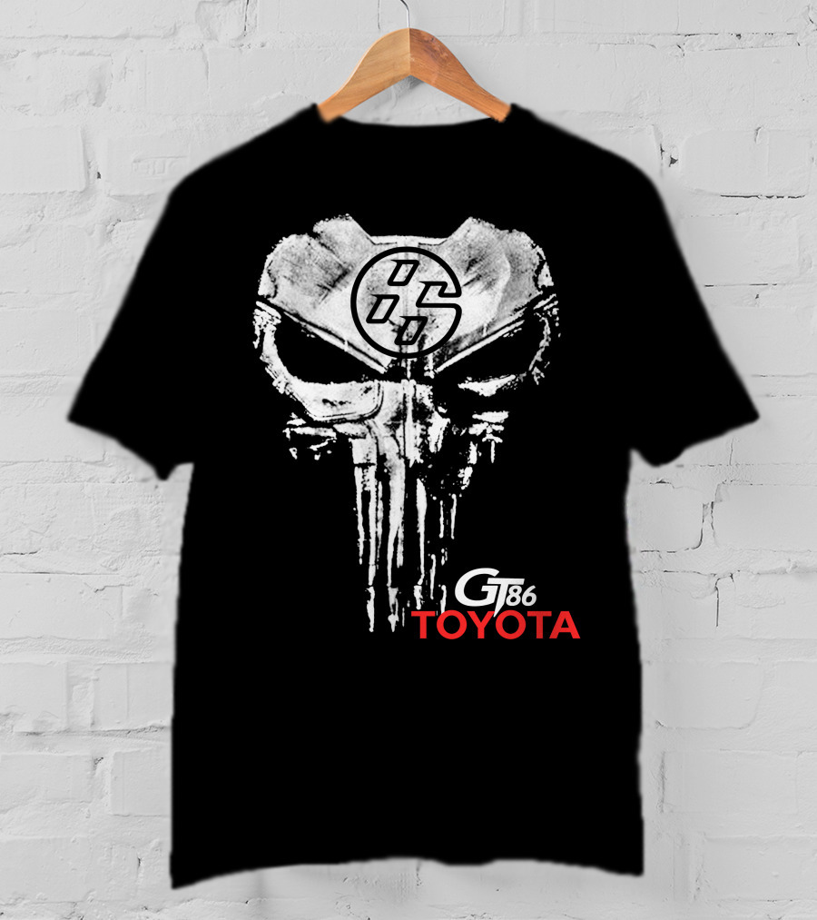Gt86 Toyota Punisher Skull T-Shirt