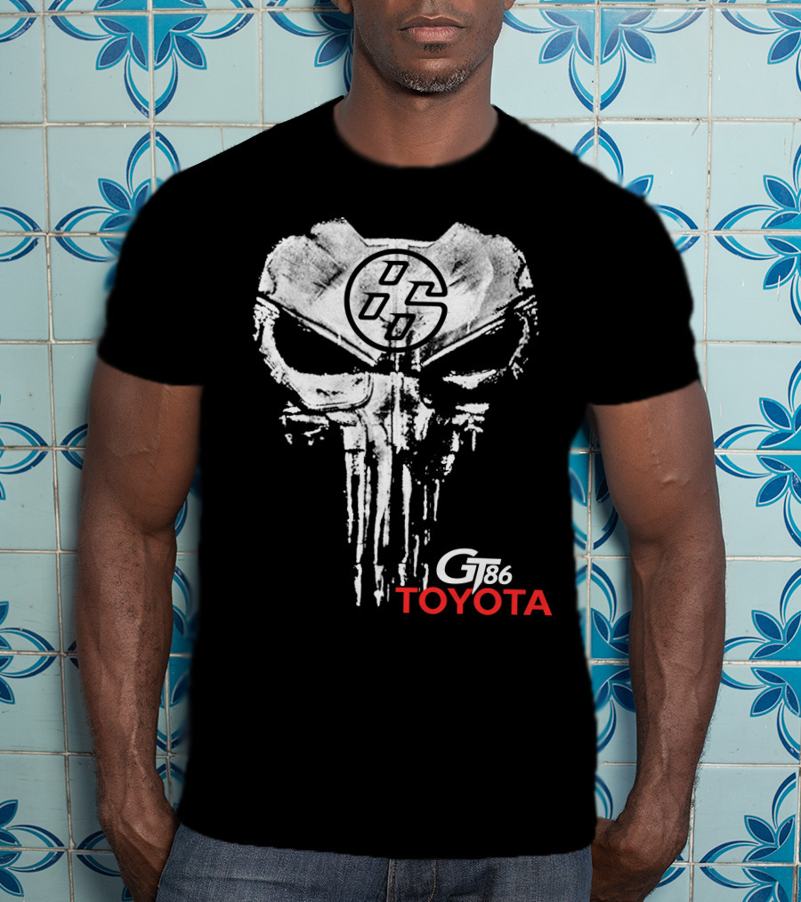Gt86 Toyota Punisher Skull T-Shirt