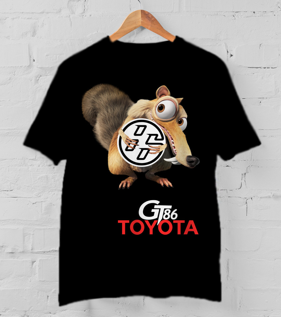 Gt86 Toyota Ice Age Character Embrace T-Shirt