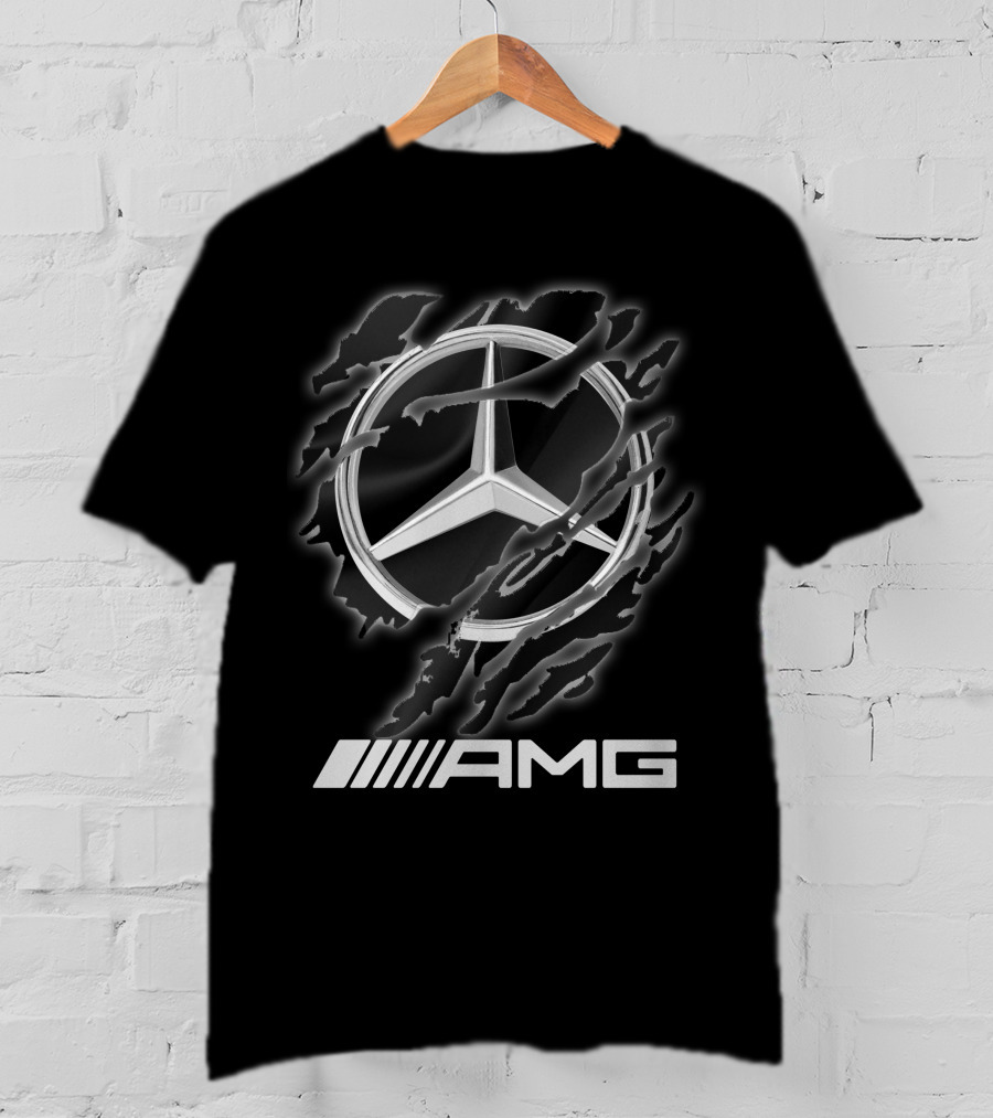 Mercedes Amg Logo With Claw Marks T-Shirt