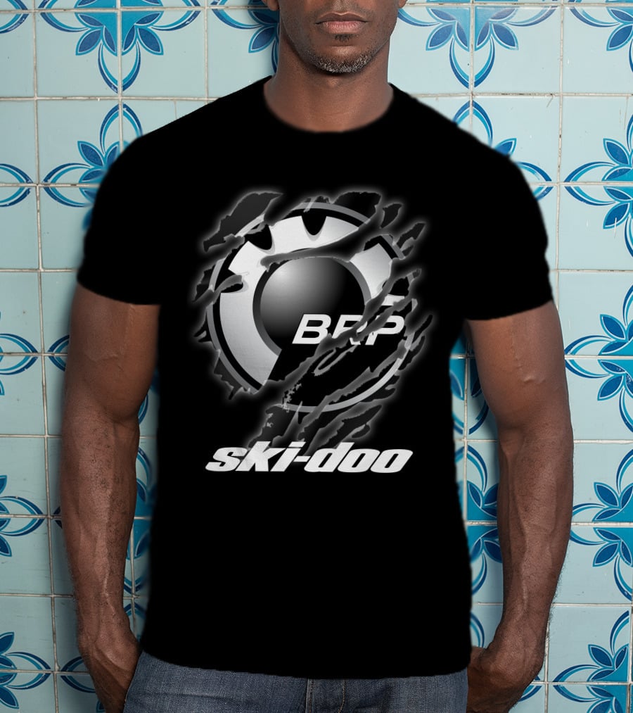 Brp Ski-Doo Claw Scratch Logo T-Shirt