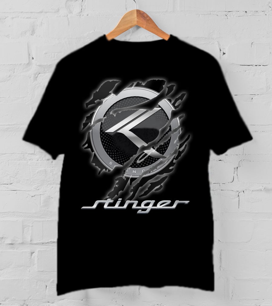 Stinger 08 Kia Logo Emblem Claw Mark Style T-Shirt