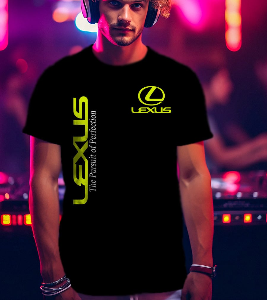 Lexus The Pursuit Of Perfection Neon Logo T-Shirt