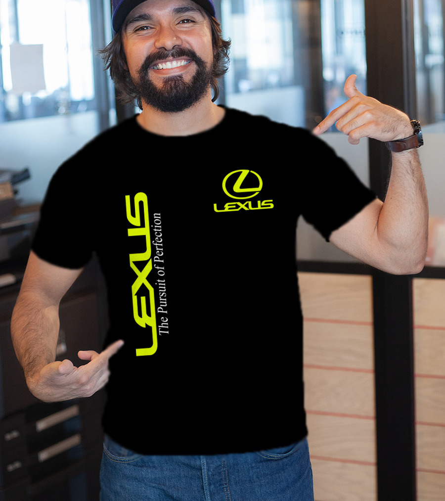 Lexus The Pursuit Of Perfection Neon Logo T-Shirt