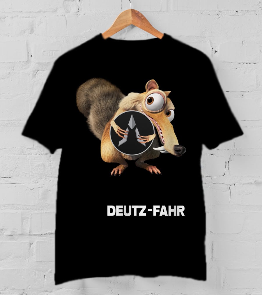 Deutz-Fahr Funny Character Holding T-Shirt