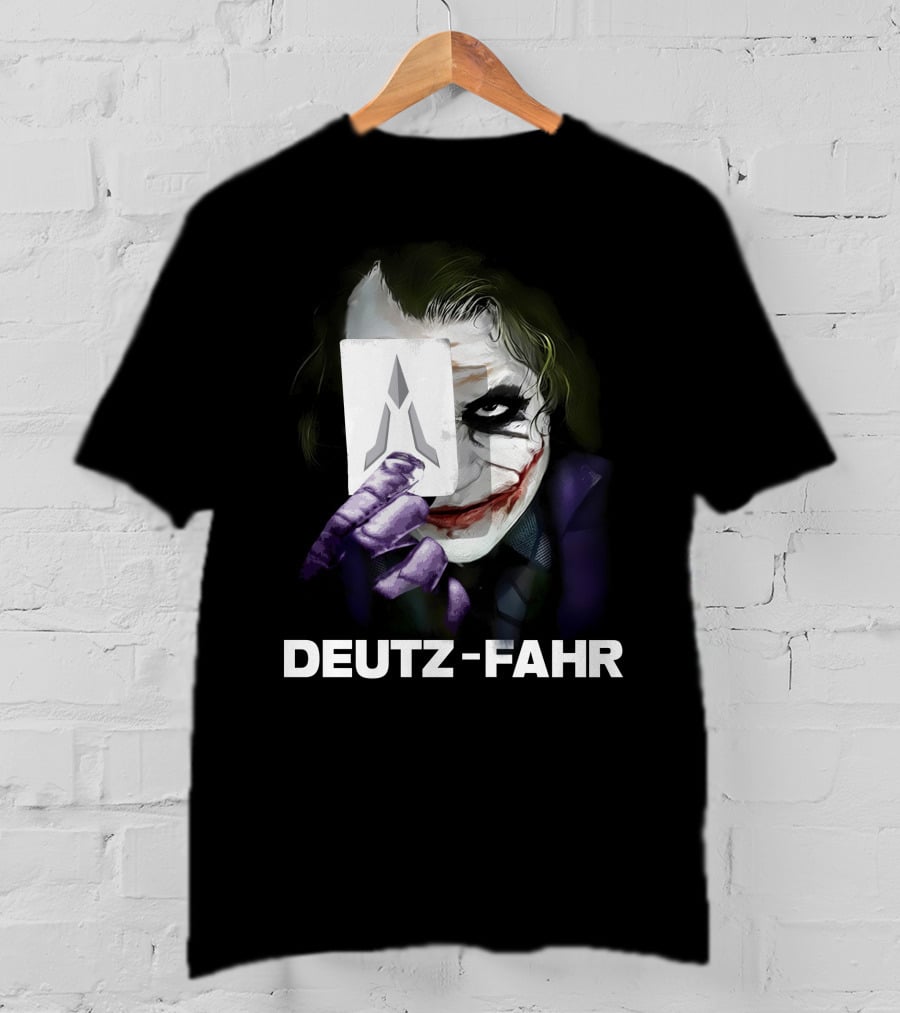 Deutz-Fahr Joker Card Dark Knight Style T-Shirt