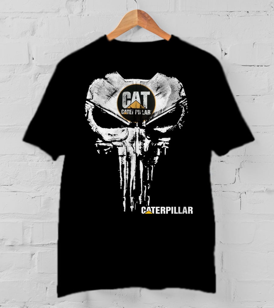 Cat Caterpillar Skull T-Shirt