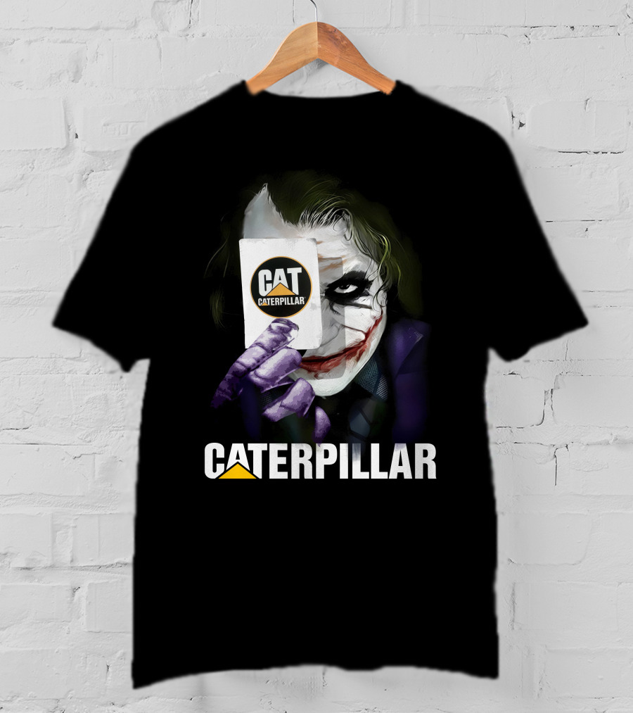 Caterpillar Cat Joker Card T-Shirt