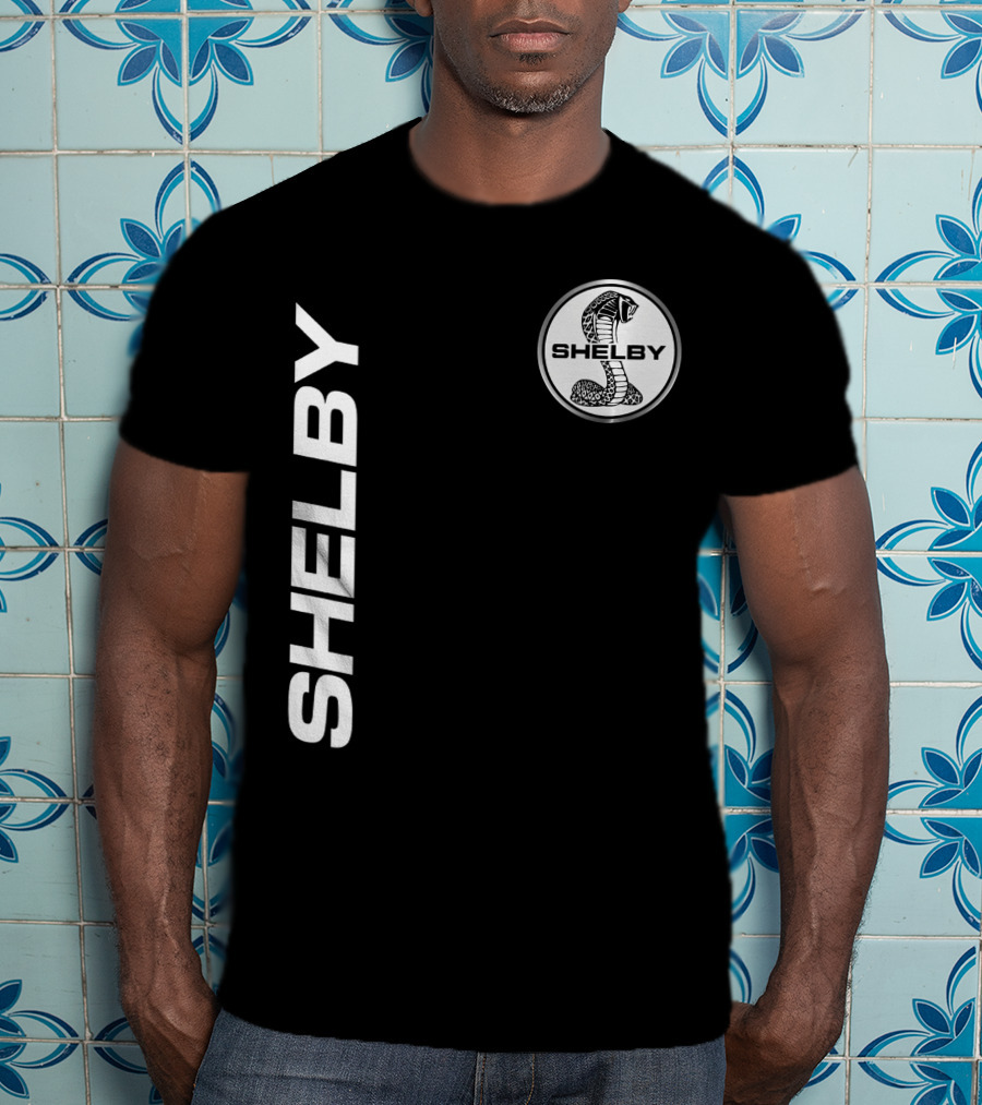 Shelby Cobra Logo Vertical T-Shirt