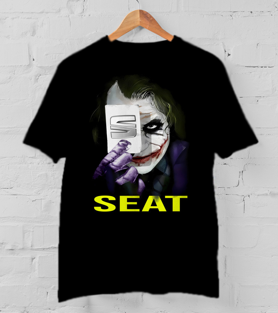 Seat Joker Card Mask Grin T-Shirt