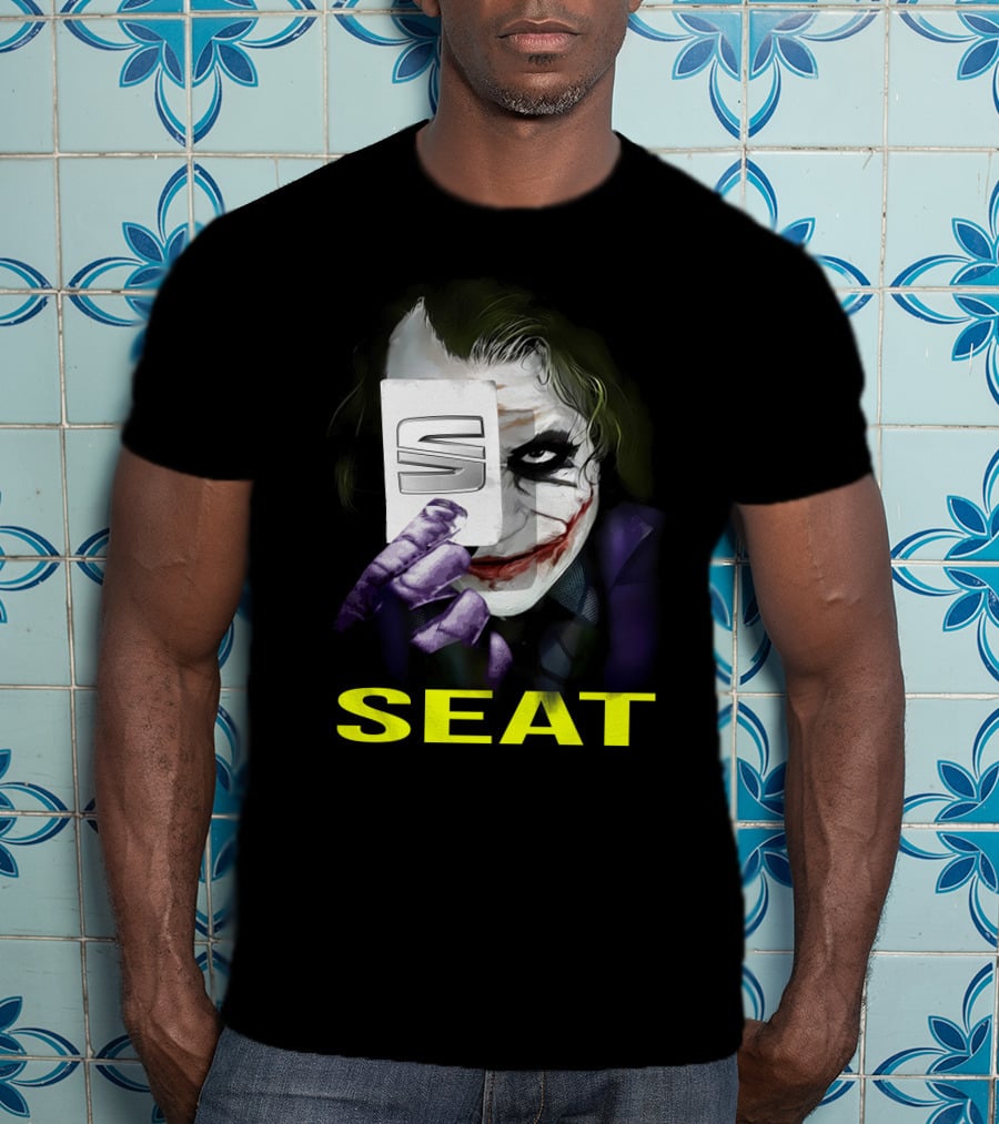 Seat Joker Card Mask Grin T-Shirt