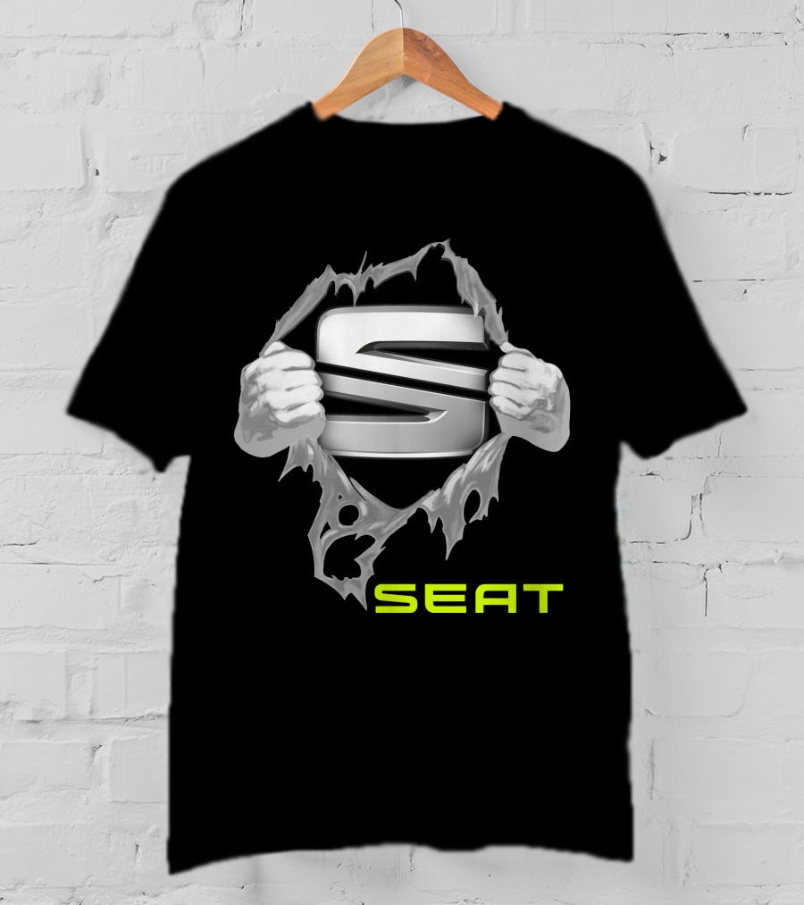 Seat 07 Ripped Logo Hands T-Shirt